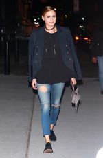 OLIVIA PALERMO Out for Dinner at Bondst Restaurant in New York 10/10/2017