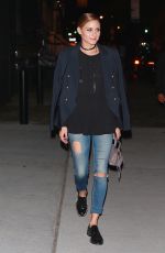 OLIVIA PALERMO Out for Dinner at Bondst Restaurant in New York 10/10/2017
