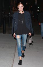 OLIVIA PALERMO Out for Dinner at Bondst Restaurant in New York 10/10/2017