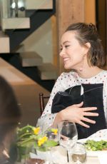 OLIVIA WILDE at LA Ligne x Cuyana Collaboration Celebration in New York 10/18/2017