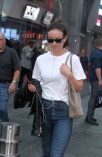 OLIVIA WILDE Heading to Broadway in New York 10/04/2017