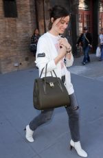 OLIVIA WILDE Leaves Her Hotel in New York 10/02/2017
