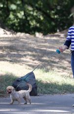 OLIVIA WLIDE Walks Her Dog at a Park in New York 10/03/2017