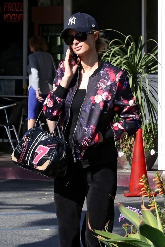 PARIS HILTON Out Shopping at Beverly Glen Mall 10/02/2017