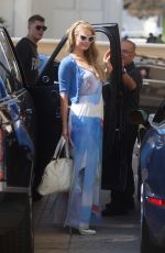 PARIS HILTON Shopping at Barneys New York in Beverly Hills 10/13/2017