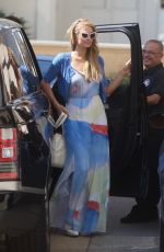 PARIS HILTON Shopping at Barneys New York in Beverly Hills 10/13/2017