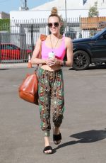 PETA MURGATROYD Arrives at Dancing with the Stars Rehearsals in Los Angeles 10/07/2017