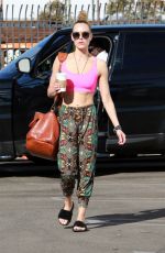 PETA MURGATROYD Arrives at Dancing with the Stars Rehearsals in Los Angeles 10/07/2017