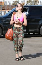 PETA MURGATROYD Arrives at Dancing with the Stars Rehearsals in Los Angeles 10/07/2017
