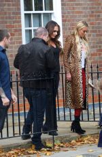PETRA and TAMARA ECCLESTONE Out in London 10/28/2017