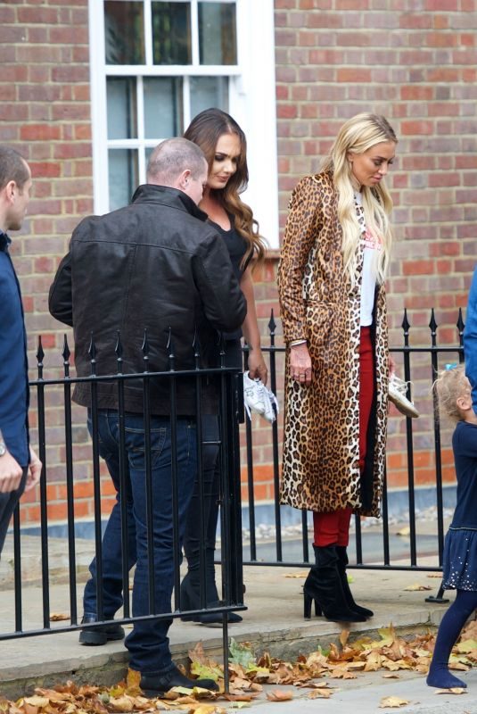 PETRA and TAMARA ECCLESTONE Out in London 10/28/2017
