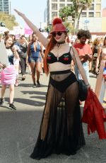 PHOEBE PRICE at Amber Rose’s 3rd Annual Slutwalk in Los Angeles 10/01/2017