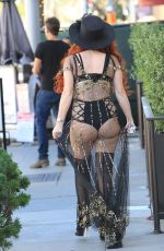 PHOEBE PRICE Out and About in Beverly Hills 10/20/2017