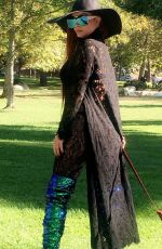PHOEBE PRICE Out and About in Los Angeles 10/16/2017