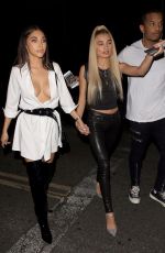 PIA MIA PEREZ and CHATLE JEFFRIES Night Out in West Hollywood 10/23/2017