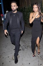 PIA MIA PEREZ at Delilah Night Club in West Hollywood 09/30/2017