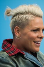 PINK at Elvis Duran Z100 Morning Show in New York 10/10/2017