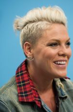 PINK at Elvis Duran Z100 Morning Show in New York 10/10/2017
