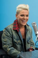 PINK at Elvis Duran Z100 Morning Show in New York 10/10/2017