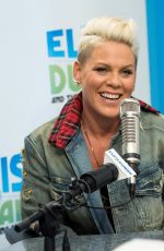 PINK at Elvis Duran Z100 Morning Show in New York 10/10/2017