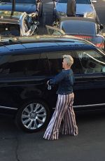 PINK Leaves Carpool Karaoke for James Corden Show in Los Angeles 10/27/2017