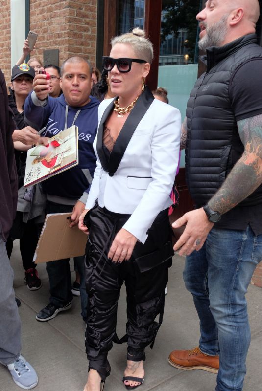 PINK Out and About in New York 10/14/2017