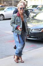 PINKK Leaves Her Hotel in New York 10/10/2017