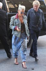 PINKK Leaves Her Hotel in New York 10/10/2017