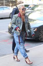 PINKK Leaves Her Hotel in New York 10/10/2017