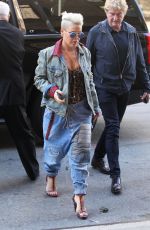 PINKK Leaves Her Hotel in New York 10/10/2017