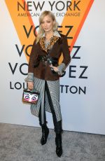 POM KLEMENTIEFF at Volez, Voguez, Voyagez: Louis Vuitton Exhibition Opening in New York 10/26/2017