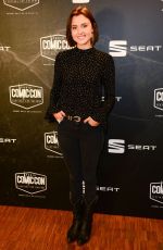 POPPY DRAYTON at Paris Comic-con at Grande Halle de la Villette 10/28/2017