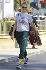Pregnant BEHATI PRINSLOO Shopping at Farmers Market in Beverly Hills 10/01/2017