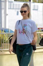 Pregnant BEHATI PRINSLOO Shopping at Farmers Market in Beverly Hills 10/01/2017