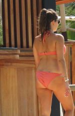 Pregnant CATHY HUMMELS in Bikini on Holiday in Dubai 10/22/2017