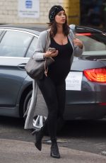 Pregnant FERNE MCCANN Out and About in Liverpool 10/17/2017