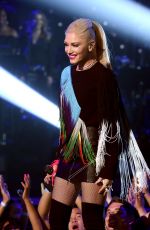 Pregnant GWEN STEFANI Performs at One Coice: Somos Live! a Concert for Disaster Relief in Los Angeles 10/14/2017