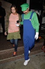 Pregnant JESSICA ALBA and Cash Warren Leaves Poppy Night Club in West Hollywood 10/29/2017