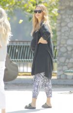 Pregnant JESSICA ALBA at Coldwater Canyon Park in Beverly Hills 10/01/2017