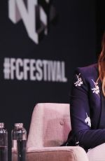 Pregnant JESSICA ALBA at Fast Company Innovation Festival, Passion Play in New York 10/25/2017
