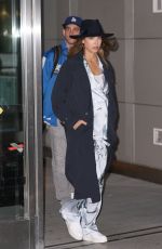 Pregnant JESSICA ALBA at JFK Airport in New York 10/23/2017