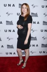 Pregnant KATIE PAXTON at UNA VIP Screening in New York 10/04/2017