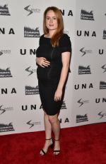 Pregnant KATIE PAXTON at UNA VIP Screening in New York 10/04/2017