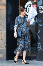 Pregnant ROSE BYRNE Out in New York 10/22/207