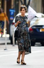 Pregnant ROSE BYRNE Out in New York 10/22/207