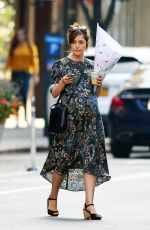 Pregnant ROSE BYRNE Out in New York 10/22/207