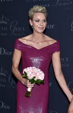PRINCESS CHARLENE at Princess Grace Awards Gala in Hollywood 10/24/2017