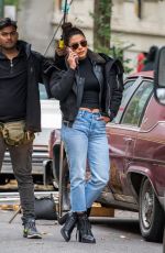 PRIYANKA CHOPRA on the Set of Quantico in New York 10/226/2017