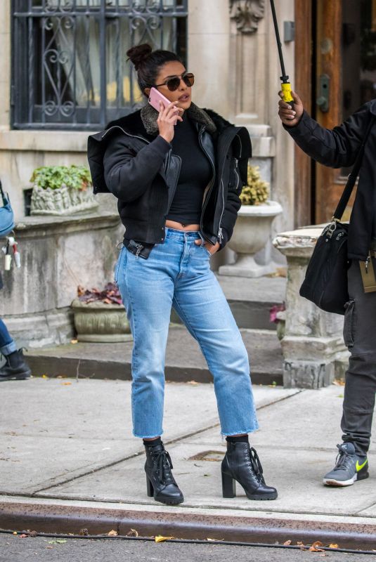 PRIYANKA CHOPRA on the Set of Quantico in New York 10/226/2017