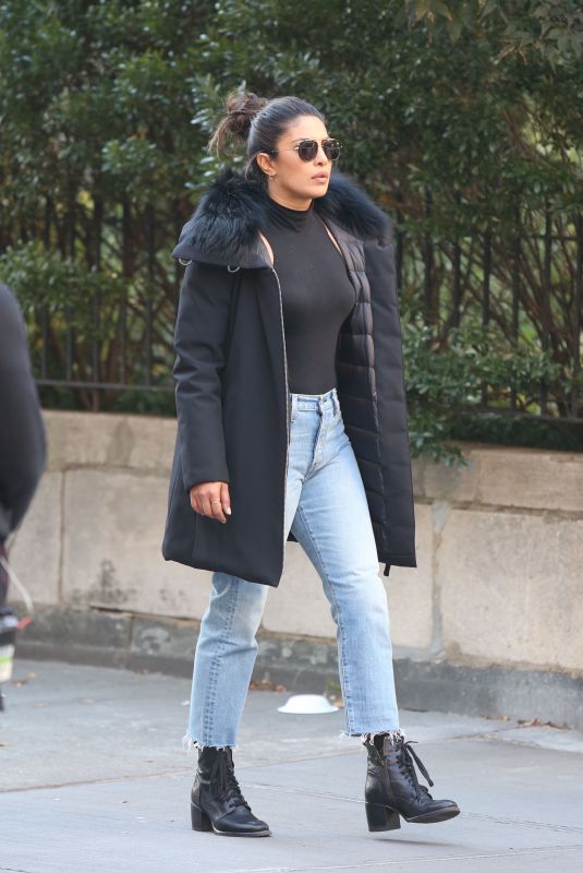 PRIYANKA CHOPRA on the Set of Quantico in New York 10/27/2017
